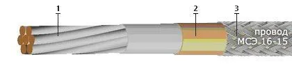 Кабель МСЭ 16-15 4х0,12