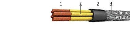 Кабель РПШЭ 2х1